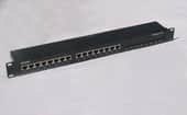 פנל 16 פורטים מסוכך  CAT5E